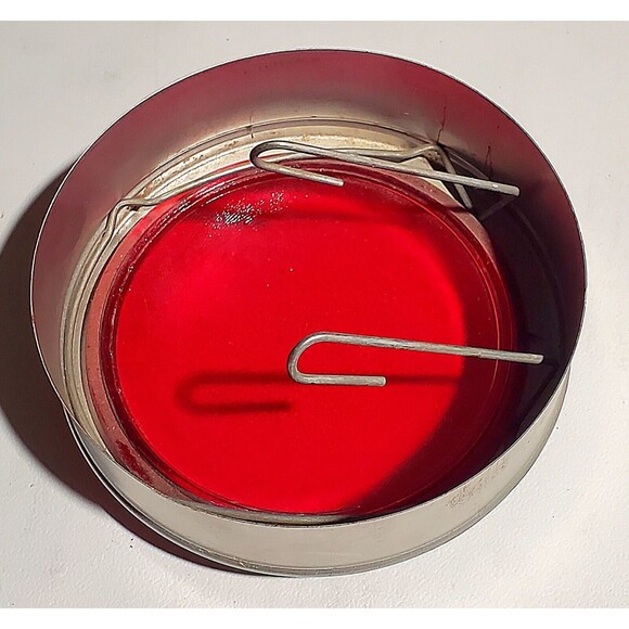 VTG LENS LOT Traffic Light Stop Signal 5" Glass Round 3 Red 1 Green 4 Piece Trim - Picture 3 of 16